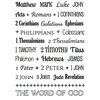 SRM Press - Clear Acrylic Stamps - New Testament