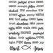 SRM Press - Clear Acrylic Stamps - Daily Devotion