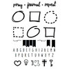 SRM Press - Clear Acrylic Stamps - Pray, Journal, Repeat