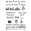 SRM Press - Clear Acrylic Stamps - Coffee Plans