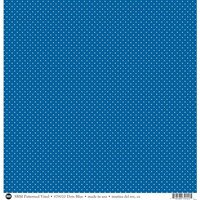 SRM Press - 12 x 12 Patterned Vinyl - Matte - Dots - Blue