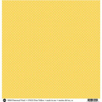 SRM Press - 12 x 12 Patterned Vinyl - Matte - Dots - Yellow