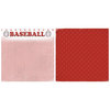 Scrappin Sports and More - Game Day Collection - 12 x 12 Double Sided Paper - Baseball