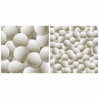 Scrappin Sports and More - Name of the Game Collection - 12 x 12 Double Sided Paper - Golf Balls