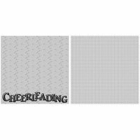 Scrappin Sports and More - Title Sports Collection - 12 x 12 Double Sided Paper - Cheer