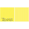 Scrappin Sports and More - Title Sports Collection - 12 x 12 Double Sided Paper - Tennis