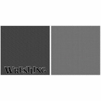 Scrappin Sports and More - Title Sports Collection - 12 x 12 Double Sided Paper - Wrestling