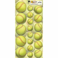 Scrappin Sports and More - Name of the Game Collection - Cardstock Stickers - Softball