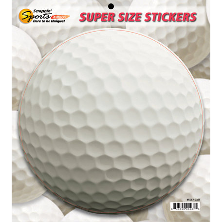 Scrappin Sports and More - Super Size Cardstock Stickers - Golf