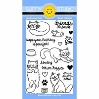 Sunny Studio Stamps - Clear Acrylic Stamps - Furever Friends