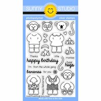 Sunny Studio Stamps - Clear Acrylic Stamps - Comfy Creatures