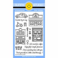 Sunny Studio Stamps - Clear Photopolymer Stamps - City Streets