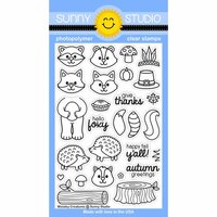 Sunny Studio Stamps - Clear Acrylic Stamps - Woodsy Creatures