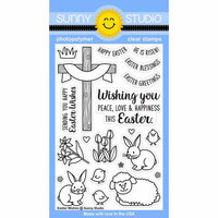 Sunny Studio Stamps - Clear Photopolymer Stamps - Easter Wishes