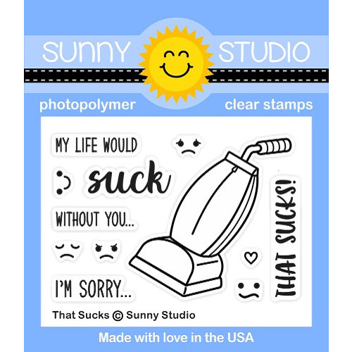Sunny Studio Stamps - Clear Photopolymer Stamps - That Sucks