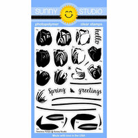 Sunny Studio Stamps - Clear Photopolymer Stamps - Timeless Tulips