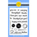 Sunny Studio Stamps - Clear Photopolymer Stamps - Cute As A Button