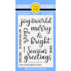 Sunny Studio Stamps - Christmas - Clear Photopolymer Stamps - Festive Greetings