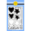 Sunny Studio Stamps - Clear Photopolymer Stamps - Bold Balloons
