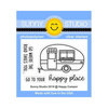 Sunny Studio Stamps - Clear Photopolymer Stamps - Happy Camper