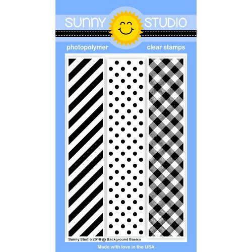 Sunny Studio Stamps - Clear Photopolymer Stamps - Background Basics