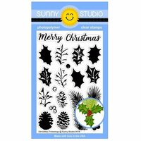 Sunny Studio Stamps - Christmas - Clear Photopolymer Stamps - Christmas Trimmings