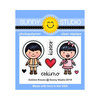 Sunny Studio Stamps - Christmas - Clear Photopolymer Stamps - Eskimo Kisses