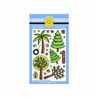 Sunny Studio Stamps - Clear Photopolymer Stamps - Seasonal Trees