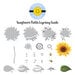 Sunny Studio Stamps - Clear Photopolymer Stamps - Sunflower Fields