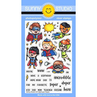 Sunny Studio Stamps - Clear Photopolymer Stamps - Super Duper