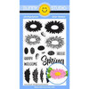 Sunny Studio Stamps - Clear Photopolymer Stamps - Cheerful Daisies