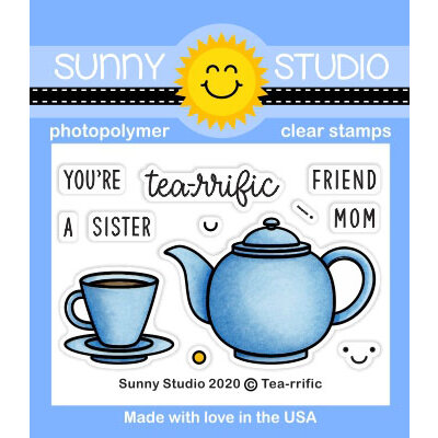 Sunny Studio Stamps - Clear Photopolymer Stamps - Tea-riffic