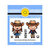 Sunny Studio Stamps - Clear Photopolymer Stamps - Little Buckaroo
