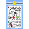 Sunny Studio Stamps - Christmas - Clear Photopolymer Stamps - Penguin Pals