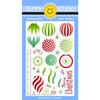 Sunny Studio Stamps - Christmas - Clear Photopolymer Stamps - Retro Ornaments