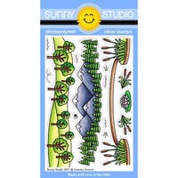 Sunny Studio Stamps - Clear Photopolymer Stamps - Country Scenes