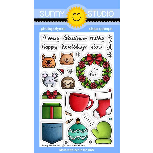 Sunny Studio Stamps - Clear Photopolymer Stamps - Christmas Critters