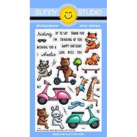 Sunny Studio Stamps - Clear Photopolymer Stamps - Critters On The Go