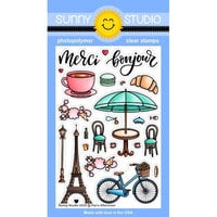 Sunny Studio Stamps - Clear Photopolymer Stamps - Paris Afternoon