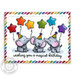 Sunny Studio Stamps - Clear Photopolymer Stamps - Baby Elephants