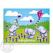 Sunny Studio Stamps - Clear Photopolymer Stamps - Baby Elephants