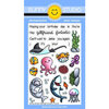 Sunny Studio Stamps - Clear Photopolymer Stamps - Fintastic Friends