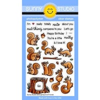 Sunny Studio Stamps - Clear Photopolymer Stamps - Squirrel Friends