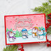 Sunny Studio Stamps - Christmas - Clear Photopolymer Stamps - Snowman Kisses