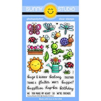 Sunny Studio Stamps - Clear Photopolymer Stamps - Garden Critters