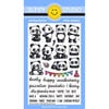 Sunny Studio Stamps - Clear Photopolymer Stamps - Panda Party