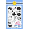 Sunny Studio Stamps - Clear Photopolymer Stamps - Scrumptious Cupcakes
