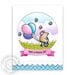 Sunny Studio Stamps - Clear Photopolymer Stamps - Birthday Mouse