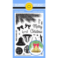 Sunny Studio Stamps - Clear Photopolymer Stamps - Bells and Baubles