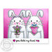 Sunny Studio Stamps - Clear Photopolymer Stamps - Big Bunny